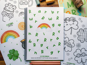 ST PATRICK'S DAY MORNING MENU ACTIVITIES