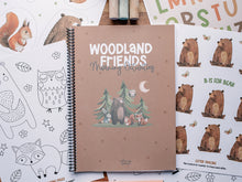 Load image into Gallery viewer, WOODLAND FRIENDS  MORNING MENU ACTIVITIES
