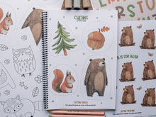 Load image into Gallery viewer, WOODLAND FRIENDS  MORNING MENU ACTIVITIES
